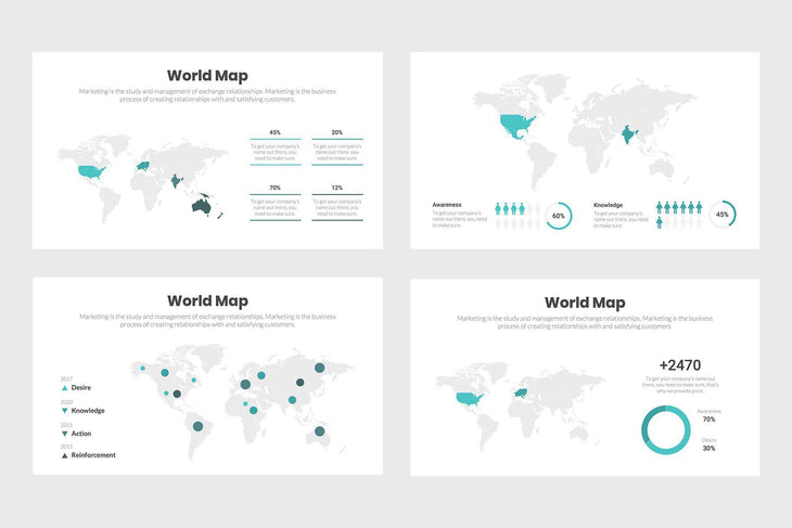 World Map Infographics-PowerPoint Template, Keynote Template, Google Slides Template PPT Infographics -Slidequest