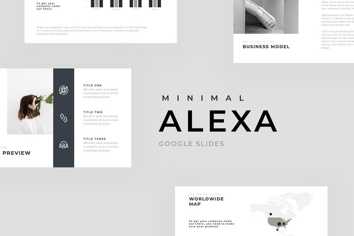 Alexa Minimal Google Slides - TheSlideQuest