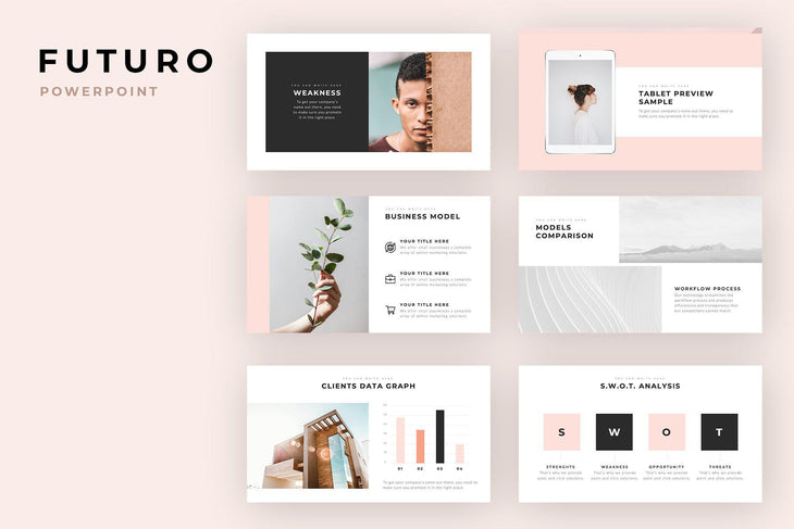 Futuro Minimal PowerPoint Template - TheSlideQuest