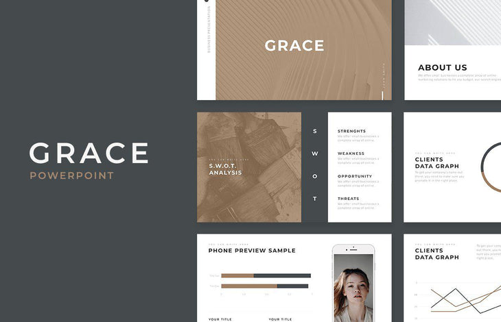 Grace Minimal PowerPoint Template - TheSlideQuest