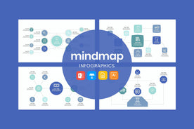 Mindmap Infographics-PowerPoint Template, Keynote Template, Google Slides Template PPT Infographics -Slidequest