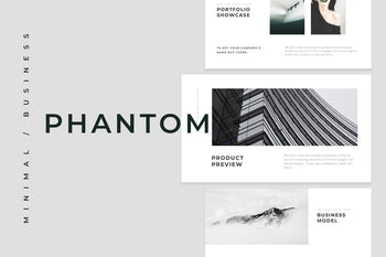 Phantom Minimal PowerPoint Template - TheSlideQuest