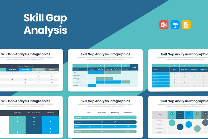 Skill Gap Analysis Infographics-PowerPoint Template, Keynote Template, Google Slides Template PPT Infographics -Slidequest