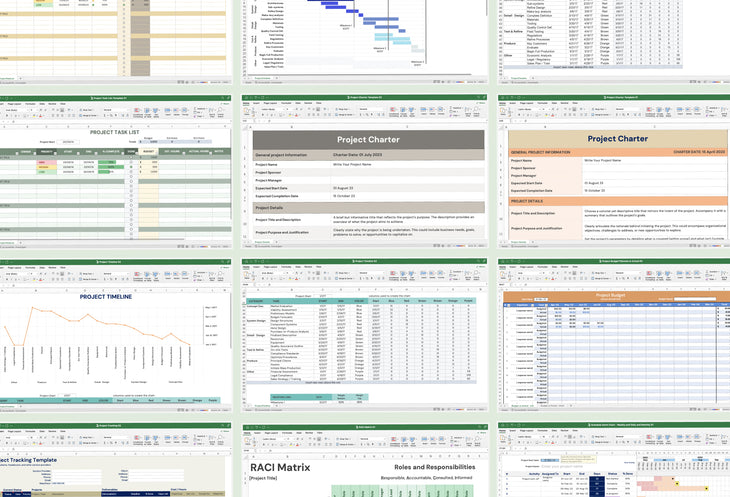 70+ Project Management Templates in Excel and PowerPoint