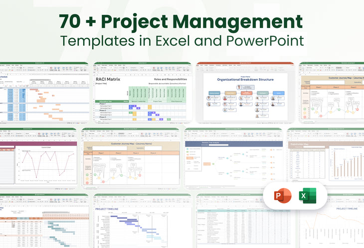 70+ Project Management Templates in Excel and PowerPoint