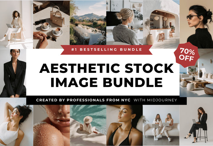 The Ultimate Aesthetic Stock Photo Bundle - 1350+ Premium Images