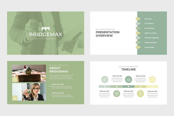 Bridgemax Real Estate Google Slides-PowerPoint Template, Keynote Template, Google Slides Template PPT Infographics -Slidequest