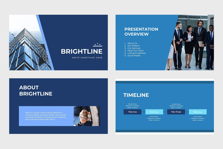 Brightline Real Estate Google Slides-PowerPoint Template, Keynote Template, Google Slides Template PPT Infographics -Slidequest