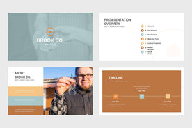 Brook Co Real Estate Google Slides-PowerPoint Template, Keynote Template, Google Slides Template PPT Infographics -Slidequest