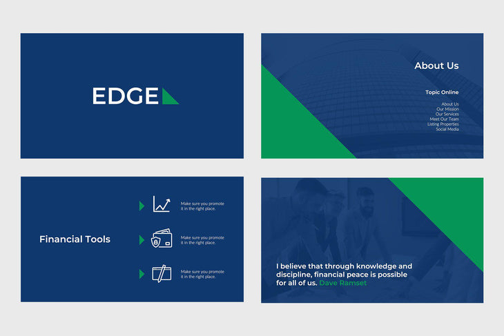 Edge Finance Google Slides-PowerPoint Template, Keynote Template, Google Slides Template PPT Infographics -Slidequest
