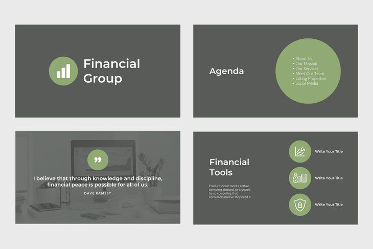 Financial Group Finance Google Slides-PowerPoint Template, Keynote Template, Google Slides Template PPT Infographics -Slidequest