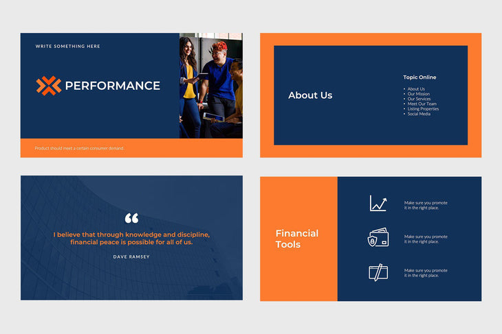 Performance Finance PowerPoint Template-PowerPoint Template, Keynote Template, Google Slides Template PPT Infographics -Slidequest