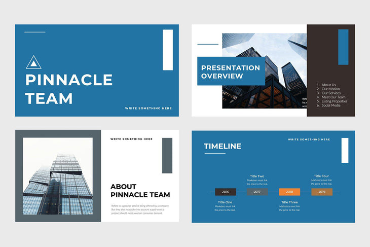 Pinnacle Team Real Estate Google Slides-PowerPoint Template, Keynote Template, Google Slides Template PPT Infographics -Slidequest
