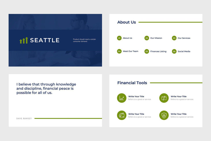 Seattle Finance Google Slides-PowerPoint Template, Keynote Template, Google Slides Template PPT Infographics -Slidequest