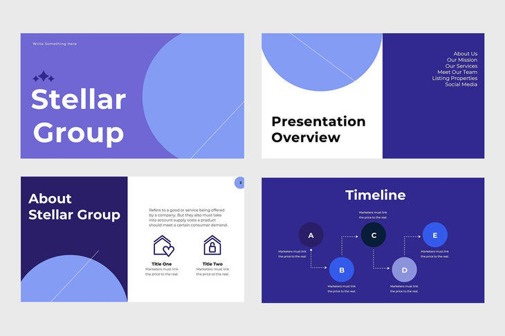 Stellar Group Real Estate Google Slides-PowerPoint Template, Keynote Template, Google Slides Template PPT Infographics -Slidequest