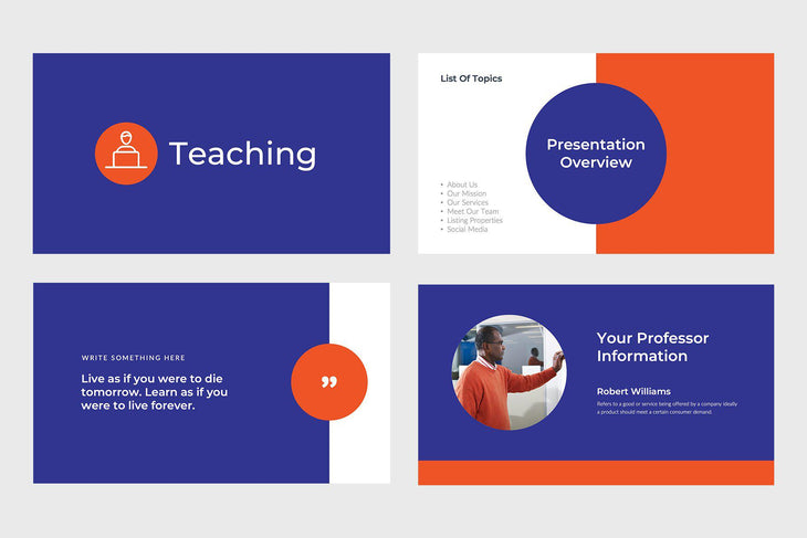 Teaching Education Google Slides-PowerPoint Template, Keynote Template, Google Slides Template PPT Infographics -Slidequest