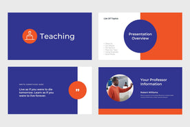Teaching Education PowerPoint Template-PowerPoint Template, Keynote Template, Google Slides Template PPT Infographics -Slidequest