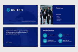 United Finance PowerPoint Template-PowerPoint Template, Keynote Template, Google Slides Template PPT Infographics -Slidequest