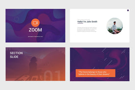 Zoom Webinar Google Slides-PowerPoint Template, Keynote Template, Google Slides Template PPT Infographics -Slidequest