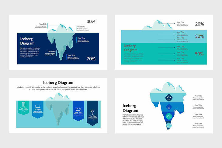 Iceberg Diagram Infographics-PowerPoint Template, Keynote Template, Google Slides Template PPT Infographics -Slidequest