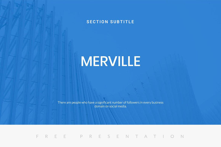 Merville Free Presentation Template-PowerPoint Template, Keynote Template, Google Slides Template PPT Infographics -Slidequest