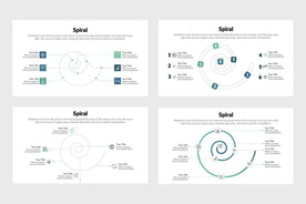 Spiral Diagrams Template-PowerPoint Template, Keynote Template, Google Slides Template PPT Infographics -Slidequest