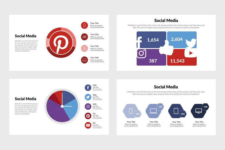 Social Media Diagrams for Presentations-PowerPoint Template, Keynote Template, Google Slides Template PPT Infographics -Slidequest