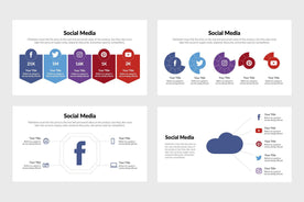 Social Media Vector Infographics Template-PowerPoint Template, Keynote Template, Google Slides Template PPT Infographics -Slidequest