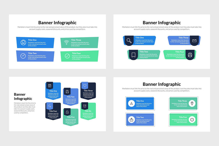 Banner Infographics-PowerPoint Template, Keynote Template, Google Slides Template PPT Infographics -Slidequest