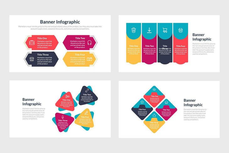 Banner Diagrams for Presentations-PowerPoint Template, Keynote Template, Google Slides Template PPT Infographics -Slidequest