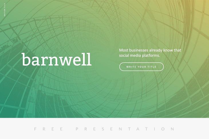 Barnwell Free Presentation Template-PowerPoint Template, Keynote Template, Google Slides Template PPT Infographics -Slidequest