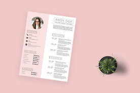 Icaria Resume Template-PowerPoint Template, Keynote Template, Google Slides Template PPT Infographics -Slidequest