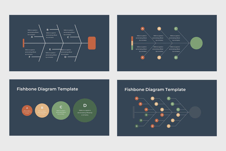 Fishbone Diagram Presentation Template - TheSlideQuest