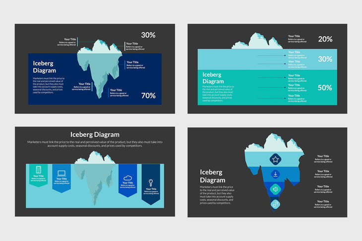 Iceberg Diagram Infographics-PowerPoint Template, Keynote Template, Google Slides Template PPT Infographics -Slidequest
