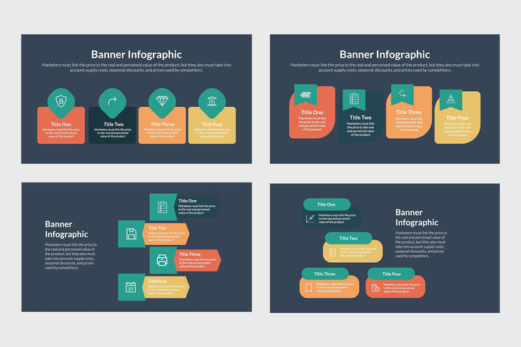 Banner Vector Infographics-PowerPoint Template, Keynote Template, Google Slides Template PPT Infographics -Slidequest