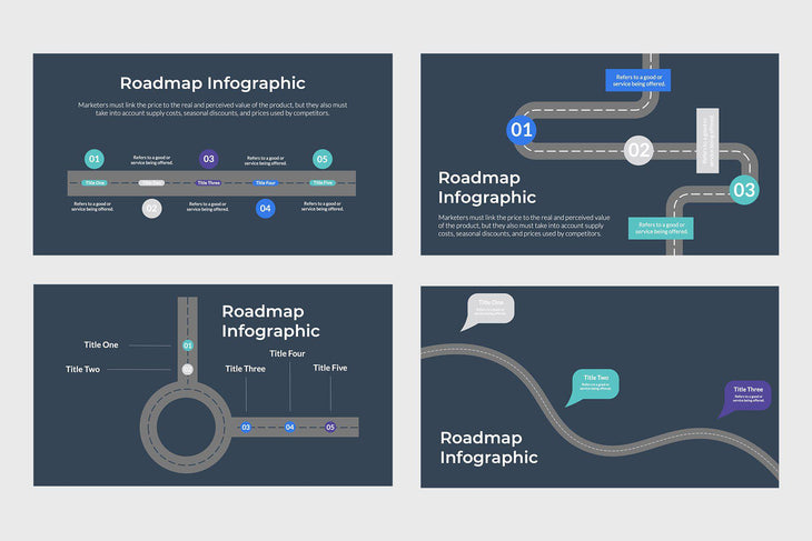 Roadmap Template - TheSlideQuest