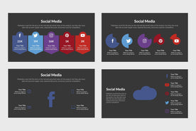 Social Media Vector Infographics Template-PowerPoint Template, Keynote Template, Google Slides Template PPT Infographics -Slidequest