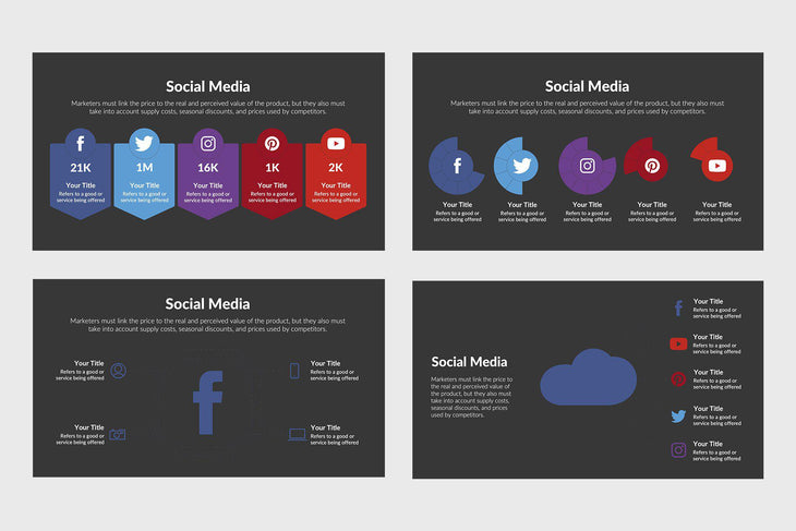 Social Media Vector Infographics Template-PowerPoint Template, Keynote Template, Google Slides Template PPT Infographics -Slidequest