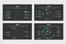 Spiral Diagrams Template-PowerPoint Template, Keynote Template, Google Slides Template PPT Infographics -Slidequest