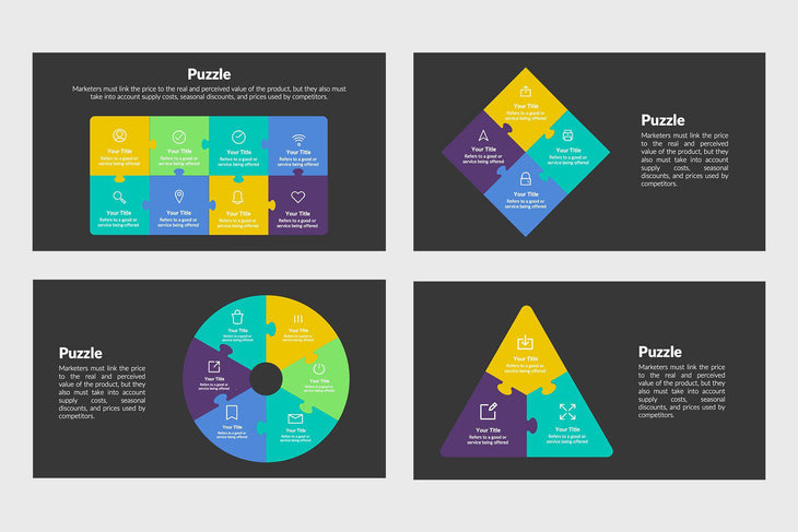 Puzzle Infographics Template-PowerPoint Template, Keynote Template, Google Slides Template PPT Infographics -Slidequest