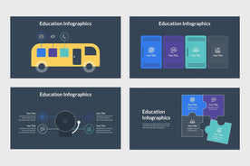 Education Infographics Template - TheSlideQuest