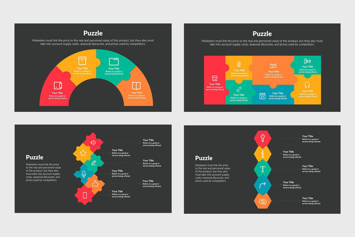 Puzzle Infographics for PowerPoint-PowerPoint Template, Keynote Template, Google Slides Template PPT Infographics -Slidequest