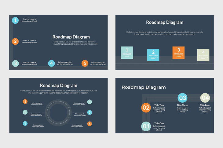 Simple Roadmap Template - TheSlideQuest