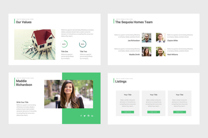 Sequoia Homes Real Estate Google Slides-PowerPoint Template, Keynote Template, Google Slides Template PPT Infographics -Slidequest