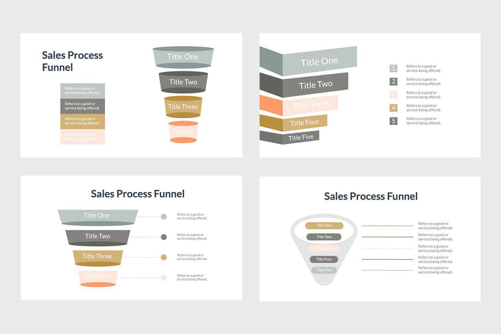 Sales Process Funnel Template - TheSlideQuest