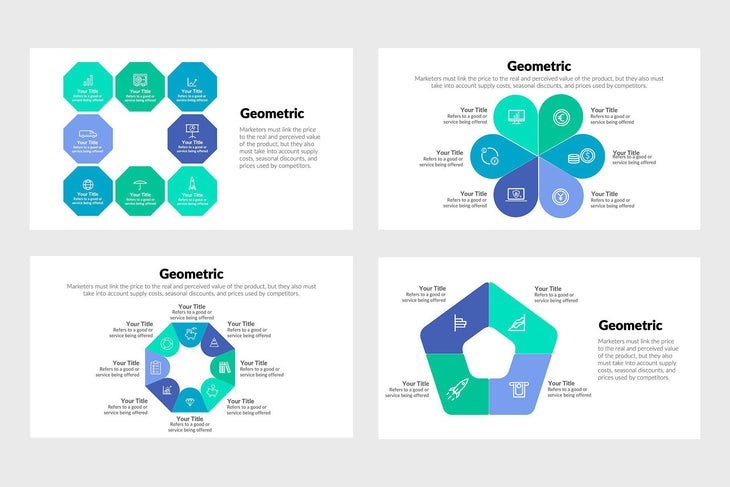 Geometric Infographics for Presentations-PowerPoint Template, Keynote Template, Google Slides Template PPT Infographics -Slidequest