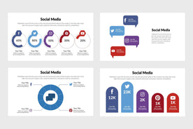 Social Media Diagrams for Presentations-PowerPoint Template, Keynote Template, Google Slides Template PPT Infographics -Slidequest