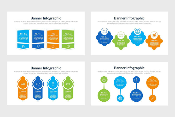 Banner Infographics Vectors and Presentations-PowerPoint Template, Keynote Template, Google Slides Template PPT Infographics -Slidequest