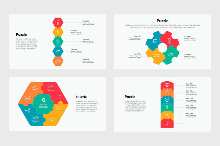 Puzzle Infographics for PowerPoint-PowerPoint Template, Keynote Template, Google Slides Template PPT Infographics -Slidequest