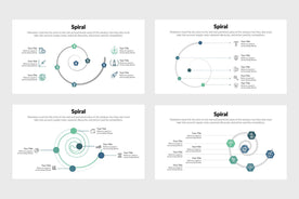 Spiral Diagrams Template-PowerPoint Template, Keynote Template, Google Slides Template PPT Infographics -Slidequest